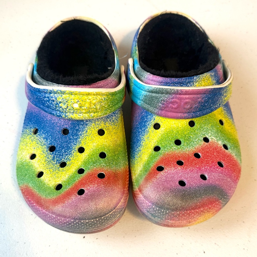 Fleece lined Crocs
